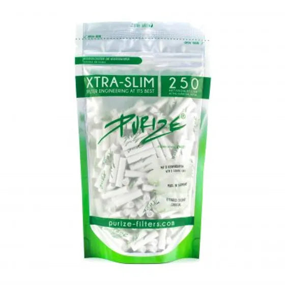 PURIZE® Aktivkohlefilter – XTRA Slim Size im 250er Standbodenbeutel