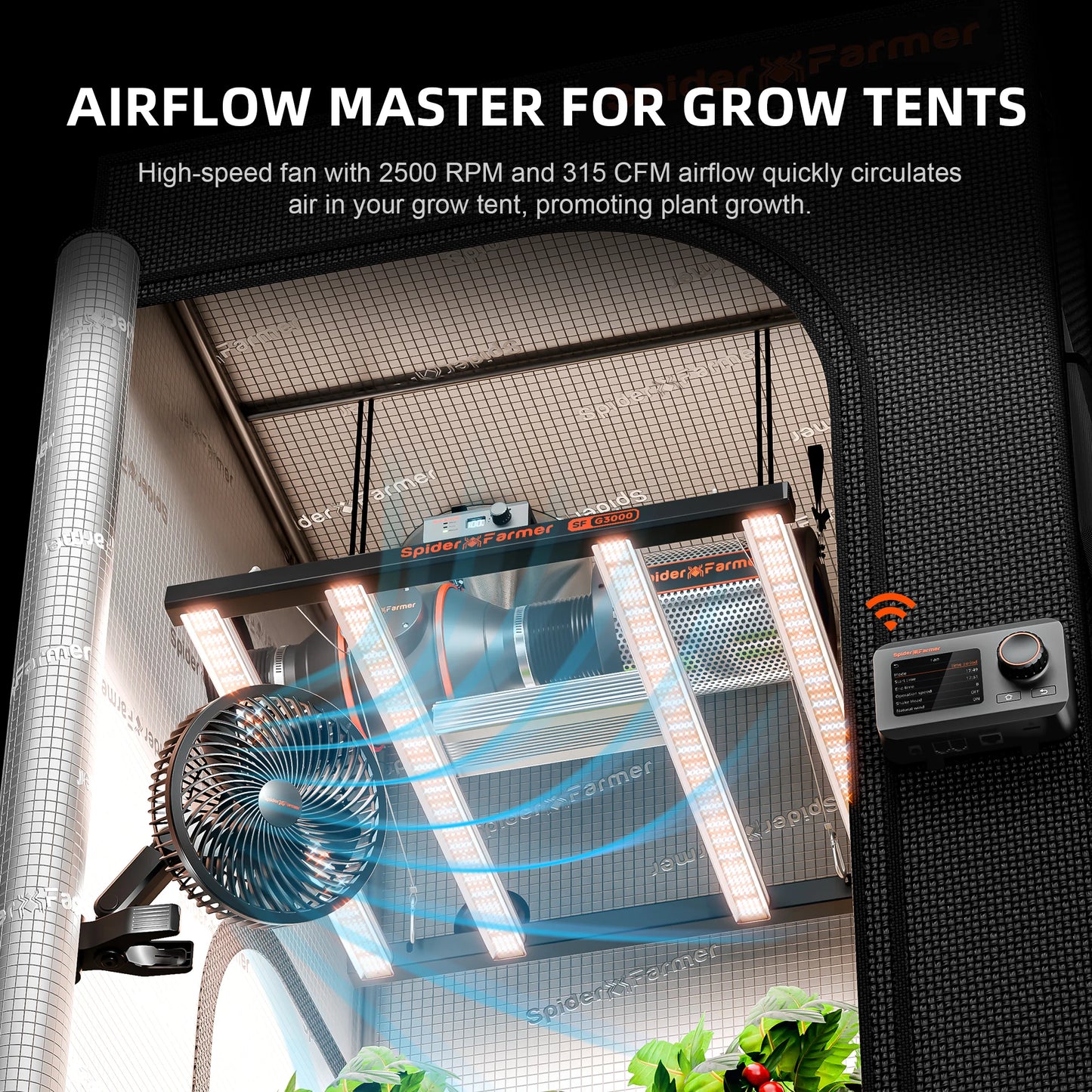 
                  
                    2025 Neue Version Spider Farmer® 15 cm Clip-Ventilator für Grow-Zelte
                  
                